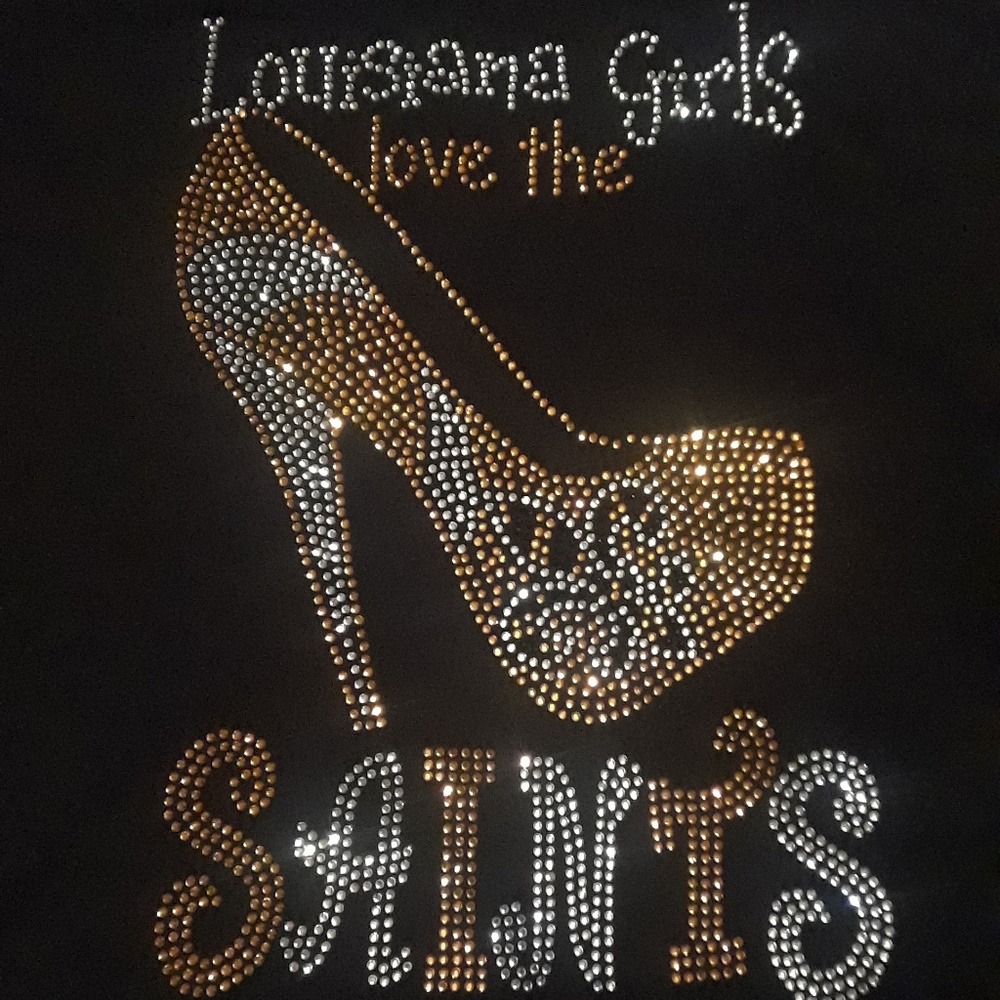 Bling shirts stylish with rhinestones Sizes S-4X